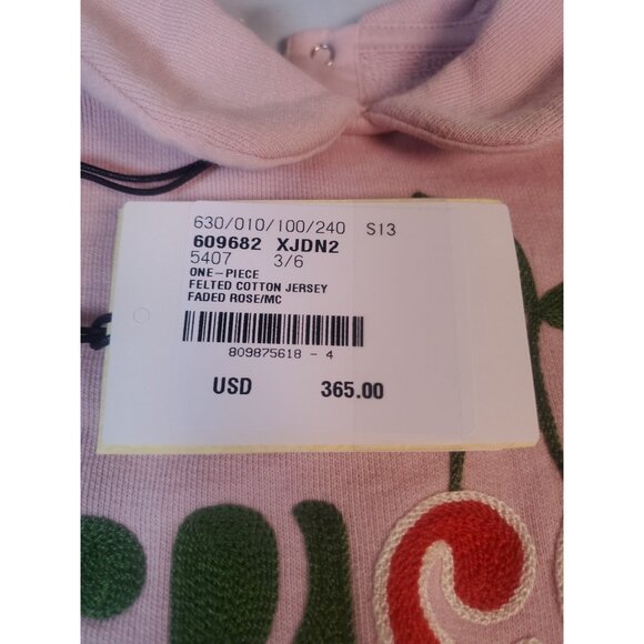 Gucci Baby One Piece Jumpsuit  3/6 Mo Playsuit 100% cotton W/ Box - Picture 3 of 16